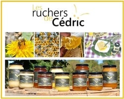 Présentation des produits de l'apiculteur